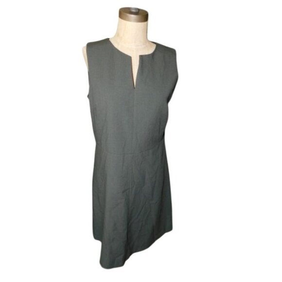 Tahari Size 10 Olive Green Classic Professional Career Dress NWT $128 - Picture 1 of 3